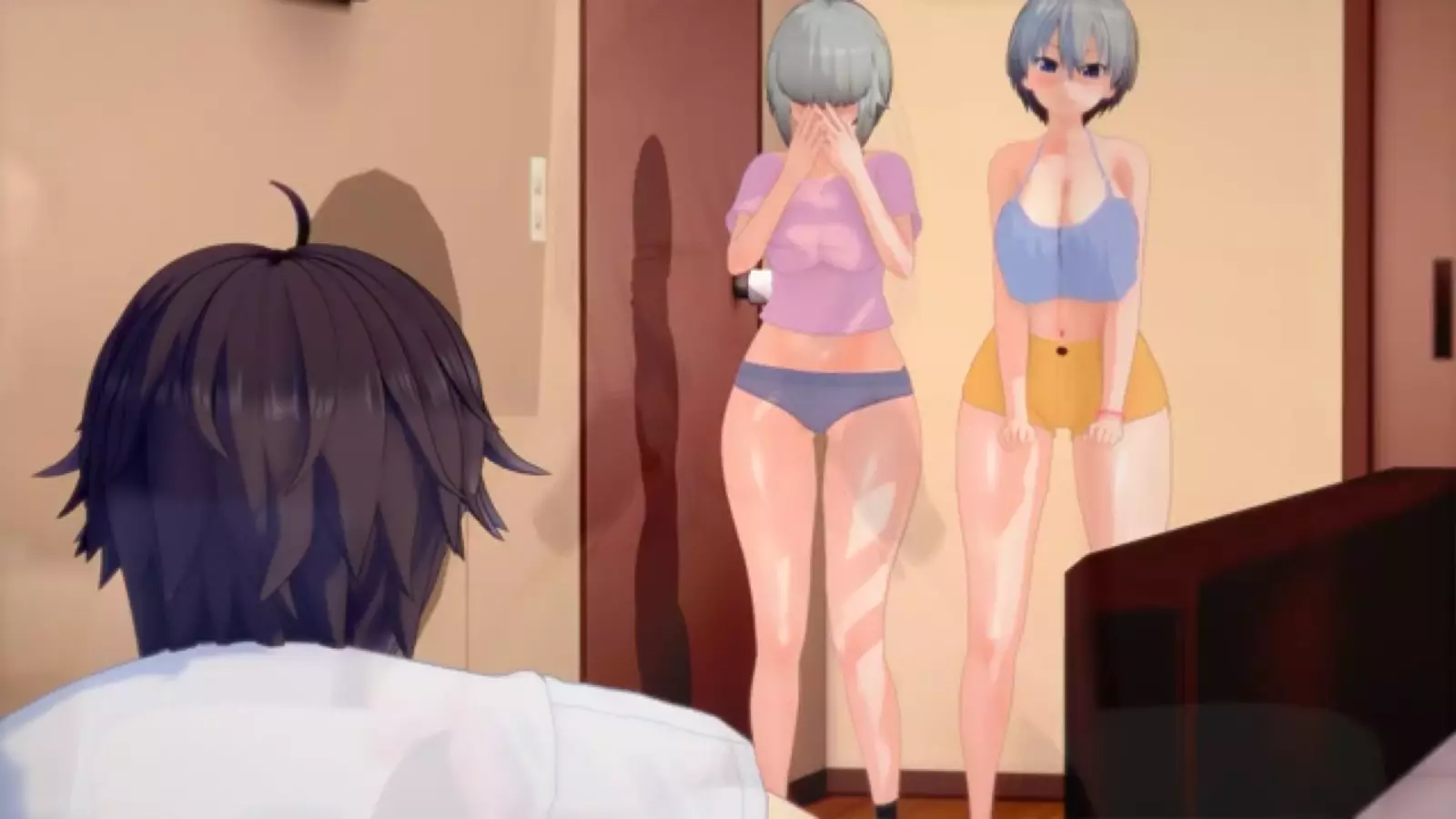 animated Multiple characters experiencing orgasms